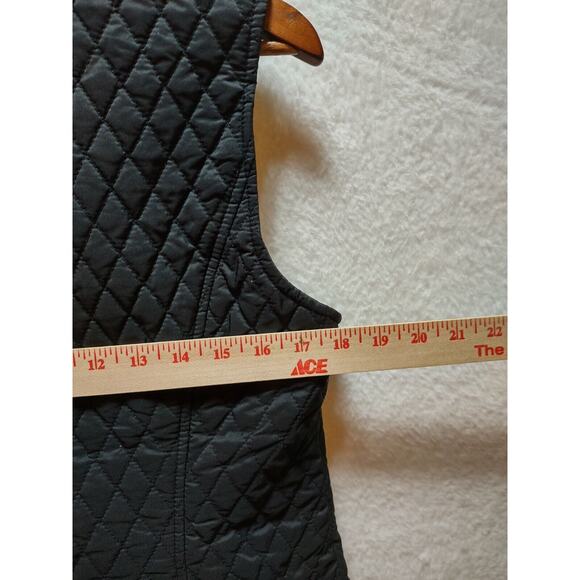 Cutter & Buck LSU Tigers Women's Diamond Quilted Pattern Black Vest Size Medium - Picture 7 of 8